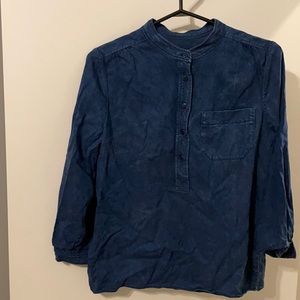APC indigo denim tencel shirt in great condition. M